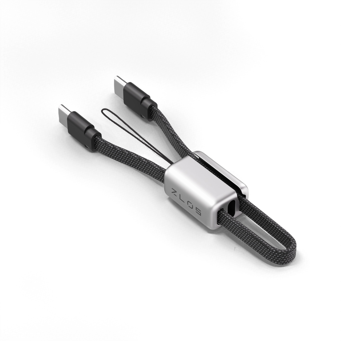 ZLOS LY01 FlexiShort C to C Cable phone lanyard For Power bank