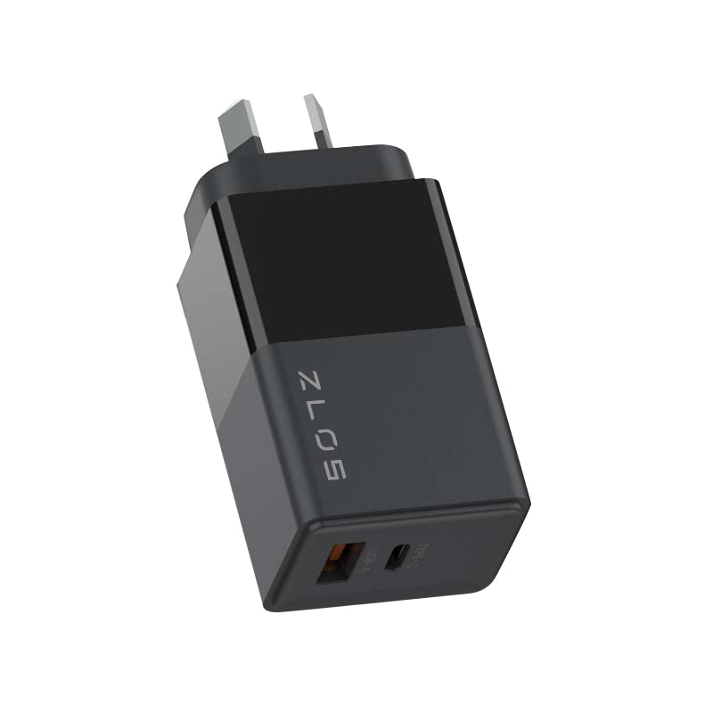 ZLOS GFC65 65W Gan Fast Charger Block Two Ports Wall PD Charger AU Plug