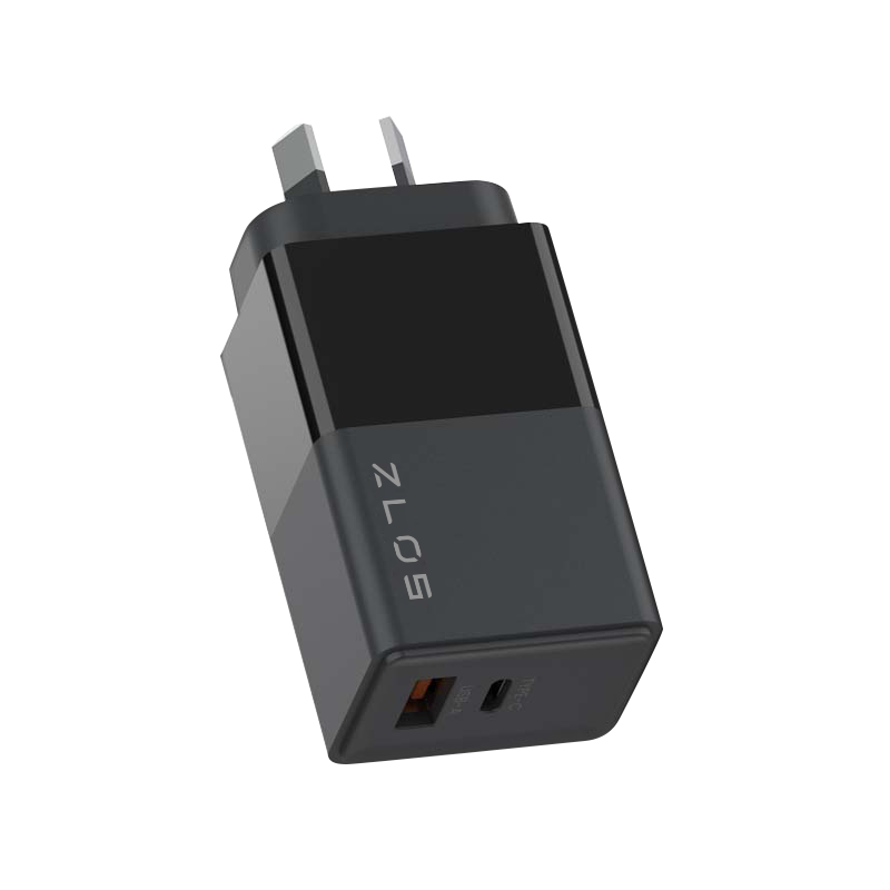 ZLOS GFC65 65W Gan Fast Charger Block Two Ports Wall PD Charger AU Plug