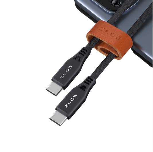 USB-C-zu-USB-C-Kabel - Grau 1,2 m