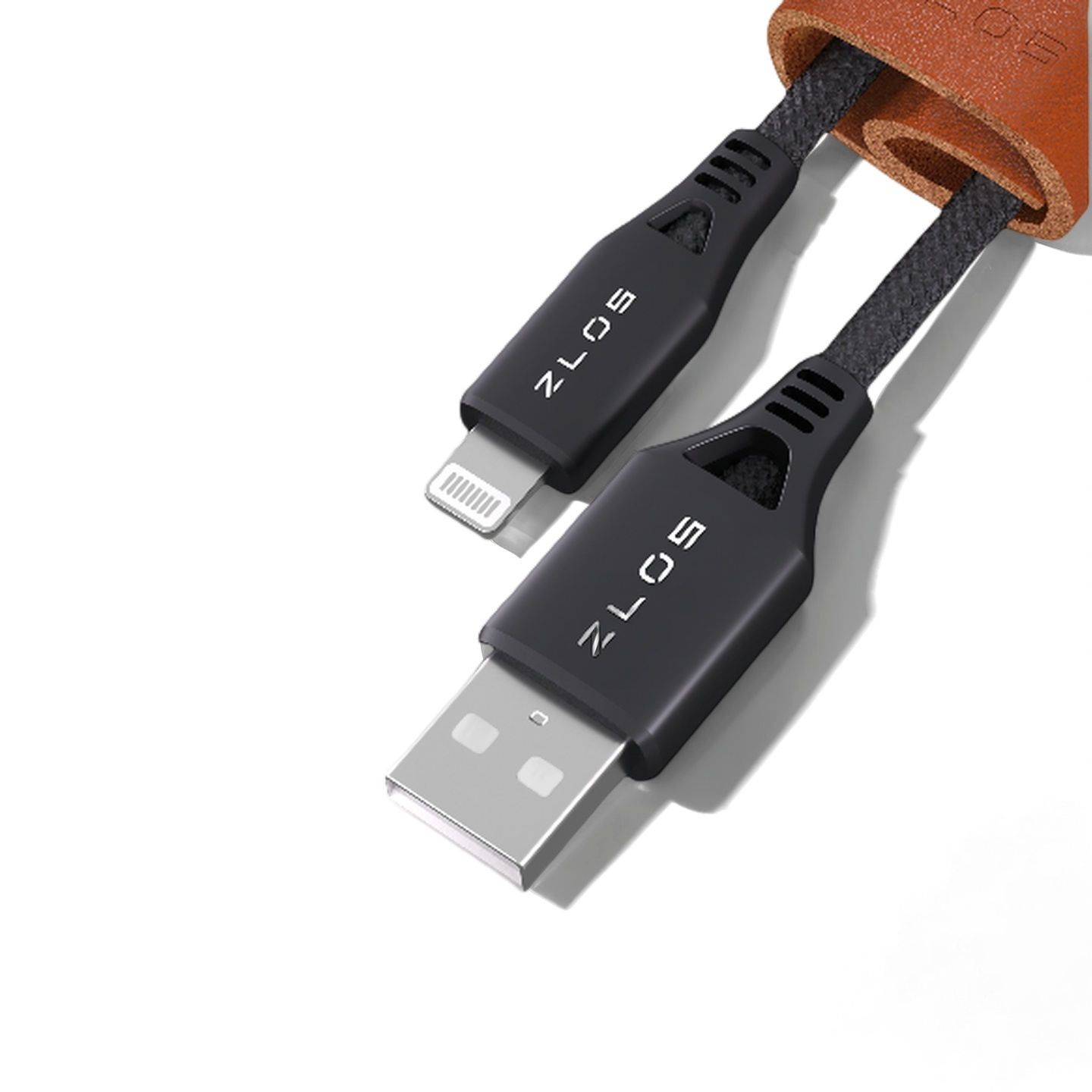 ZLOS Lightning to USB-A Cable - Grey 1.2m