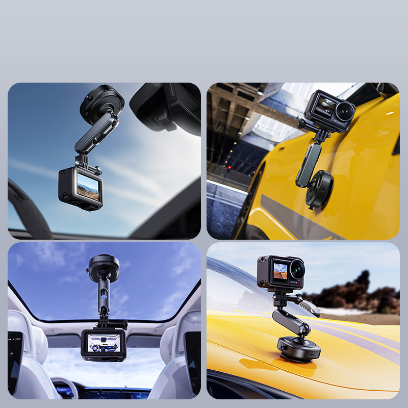 ZLOS PS10 Car Suction Cup Mount for Action Camera and Phone