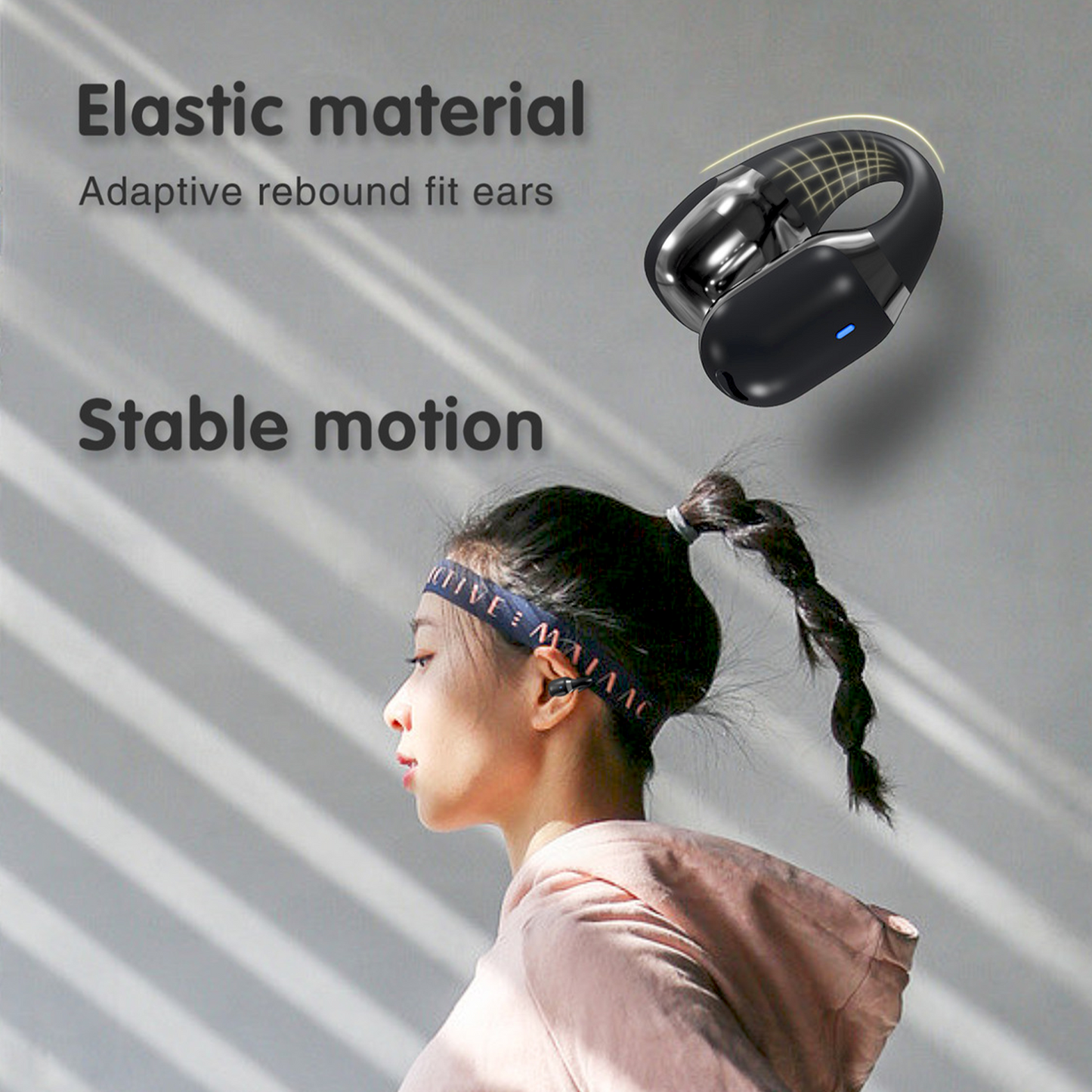ZLOS EP01 AeroClip Bone Conduction, Sports and Running Bluetooth Earphones