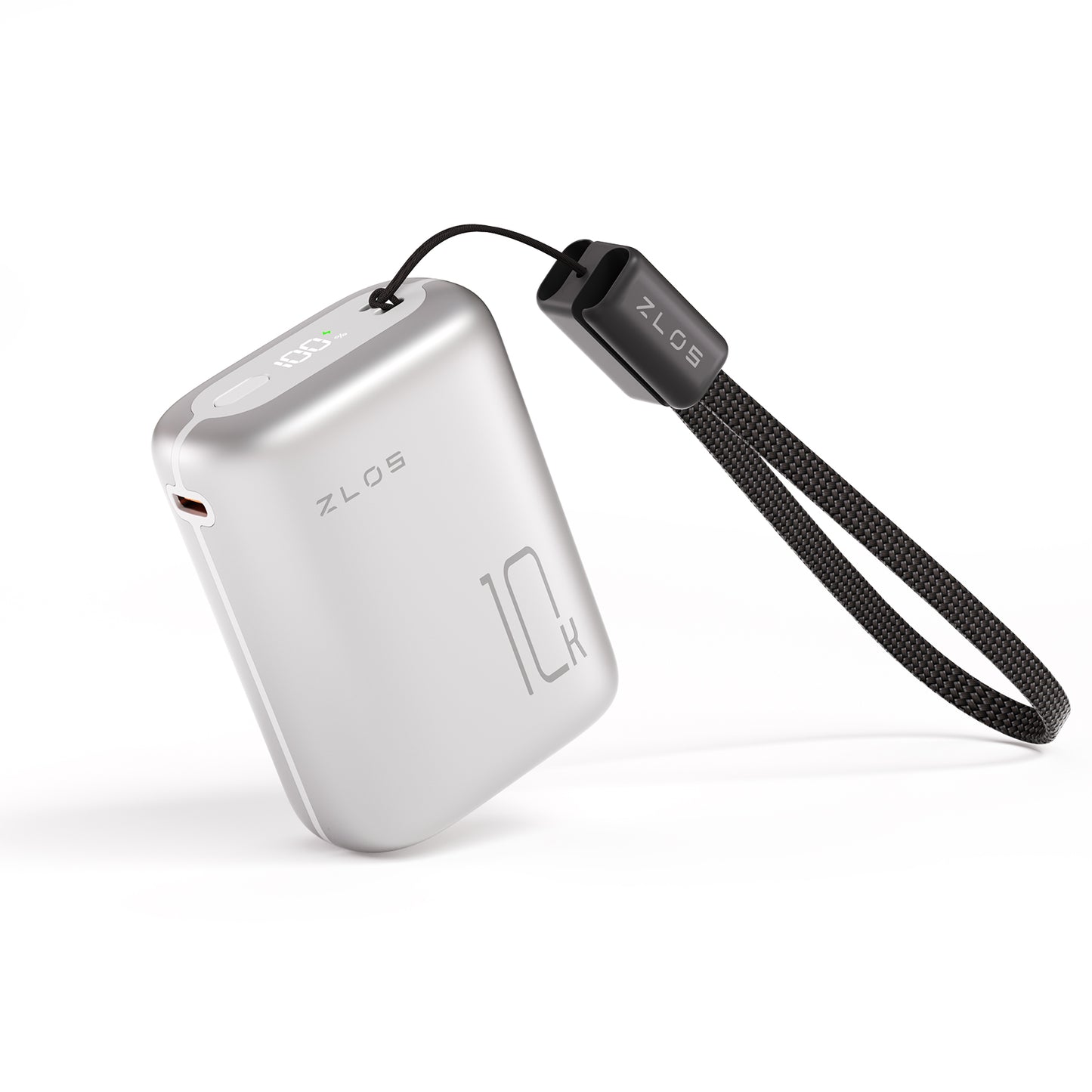 ZLOS MT10 10000mAh Mini Power Bank 22.5W with Lanyard Integrated Cable