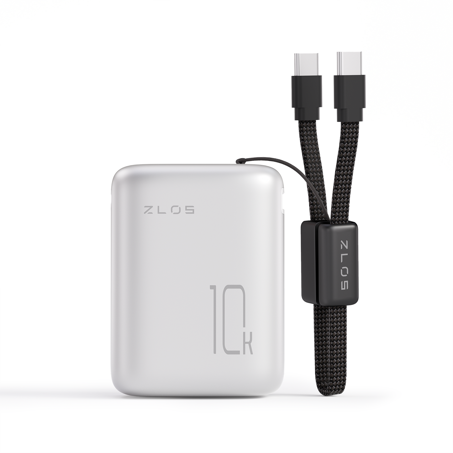 ZLOS MT10 10000mAh Mini Power Bank 22.5W with Lanyard Integrated Cable