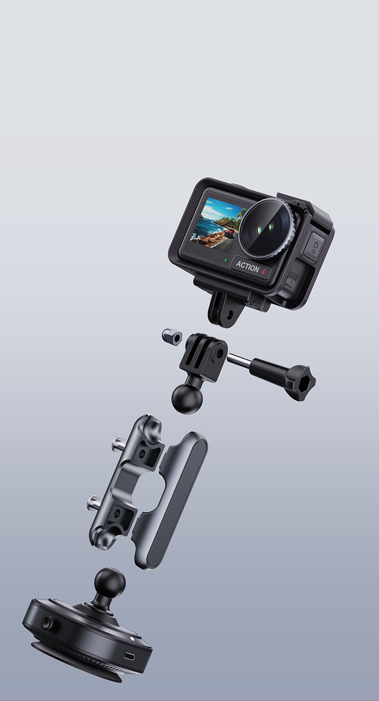 ZLOS PS10 Car Suction Cup Mount for Action Camera and Phone