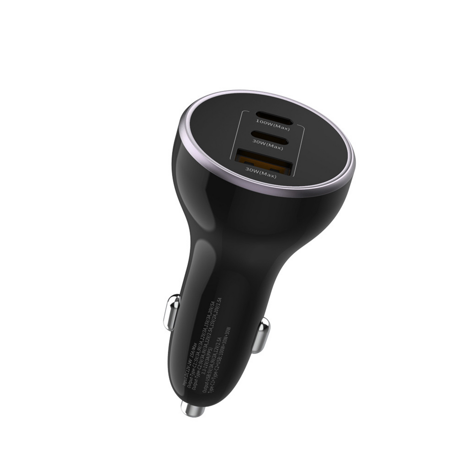 ZLOS MM05 3-Port Fast Car Charger Cigarette Lighter Adapter