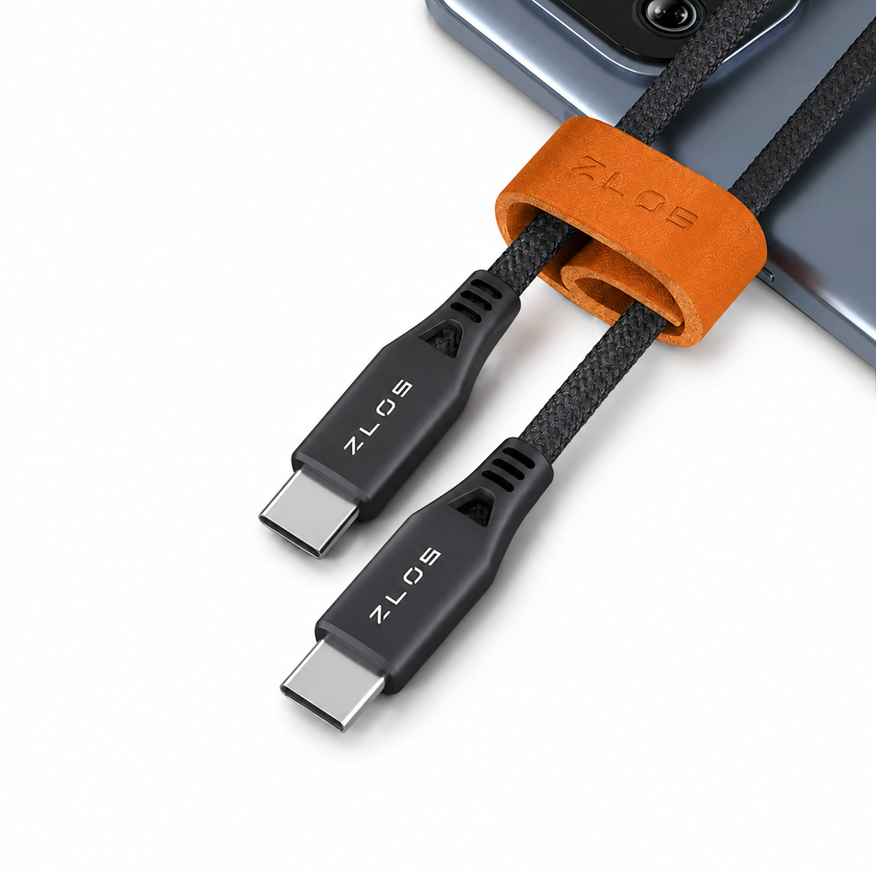 ZLOS USB-C to USB-C Cable - Grey 1.2m