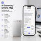 ZLOS AI01 Magnetic Voice Recorder with Real-Time Transcription, Bluetooth & WiFi Smart Recorder for Meetings, Interviews and Lectures