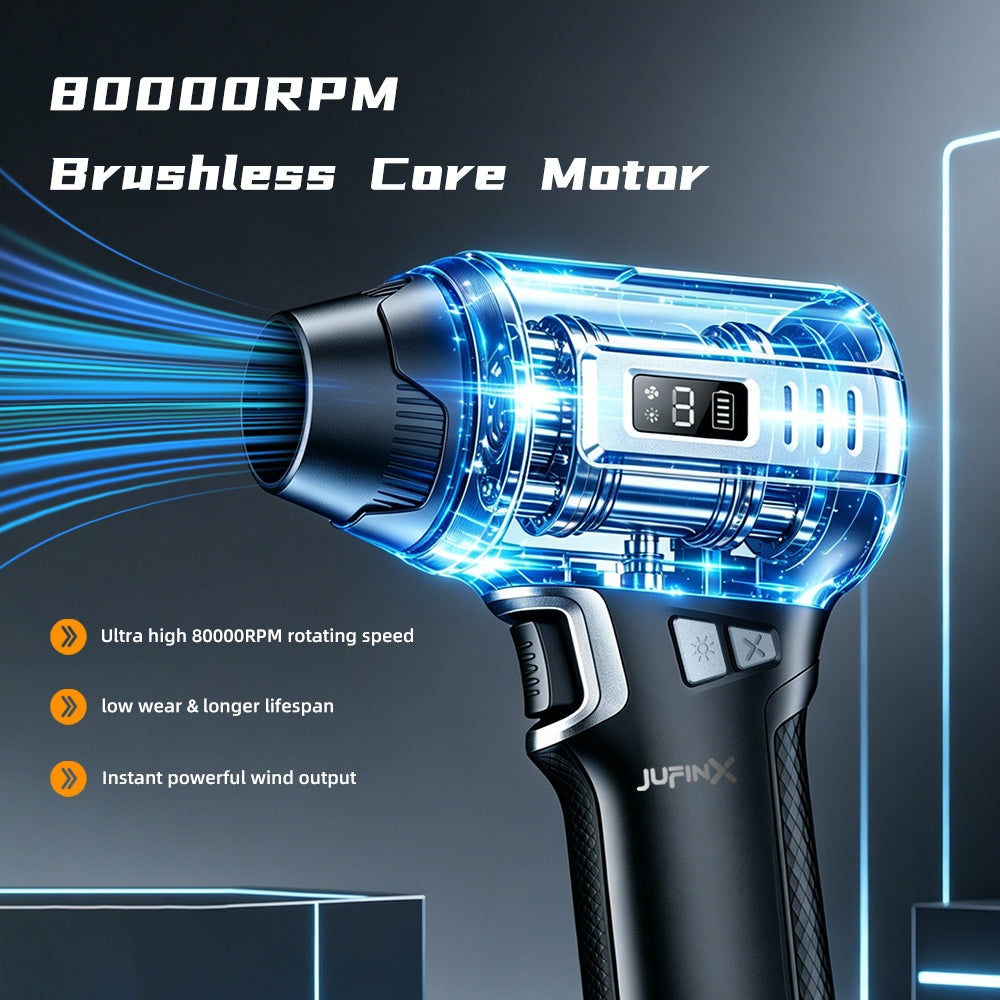 ZLOS MM10 Storm-level Brush Less High-speed Turbo Air Duster Blower Gun