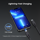 Lightning-auf-USB-C-Kabel – Grau 1,2 m