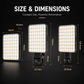 ZLOS PS09 Full-color Rgb Magnetic Led Video Light