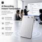 ZLOS AI01 Magnetic Voice Recorder with Real-Time Transcription, Bluetooth & WiFi Smart Recorder for Meetings, Interviews and Lectures