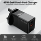 ZLOS 45W Gan fast charger two ports