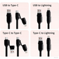 ZLOS ZC17  4-in-1  65W Charging Lanyard Adjustable Strap