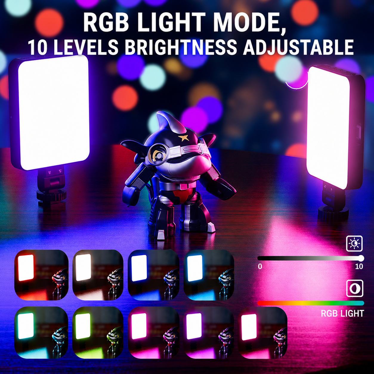 ZLOS PS09 Full-color Rgb Magnetic Led Video Light