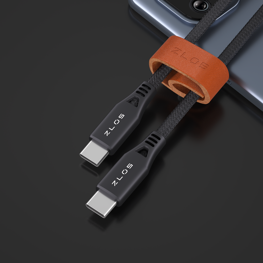 USB-C-zu-USB-C-Kabel - Grau 1,2 m