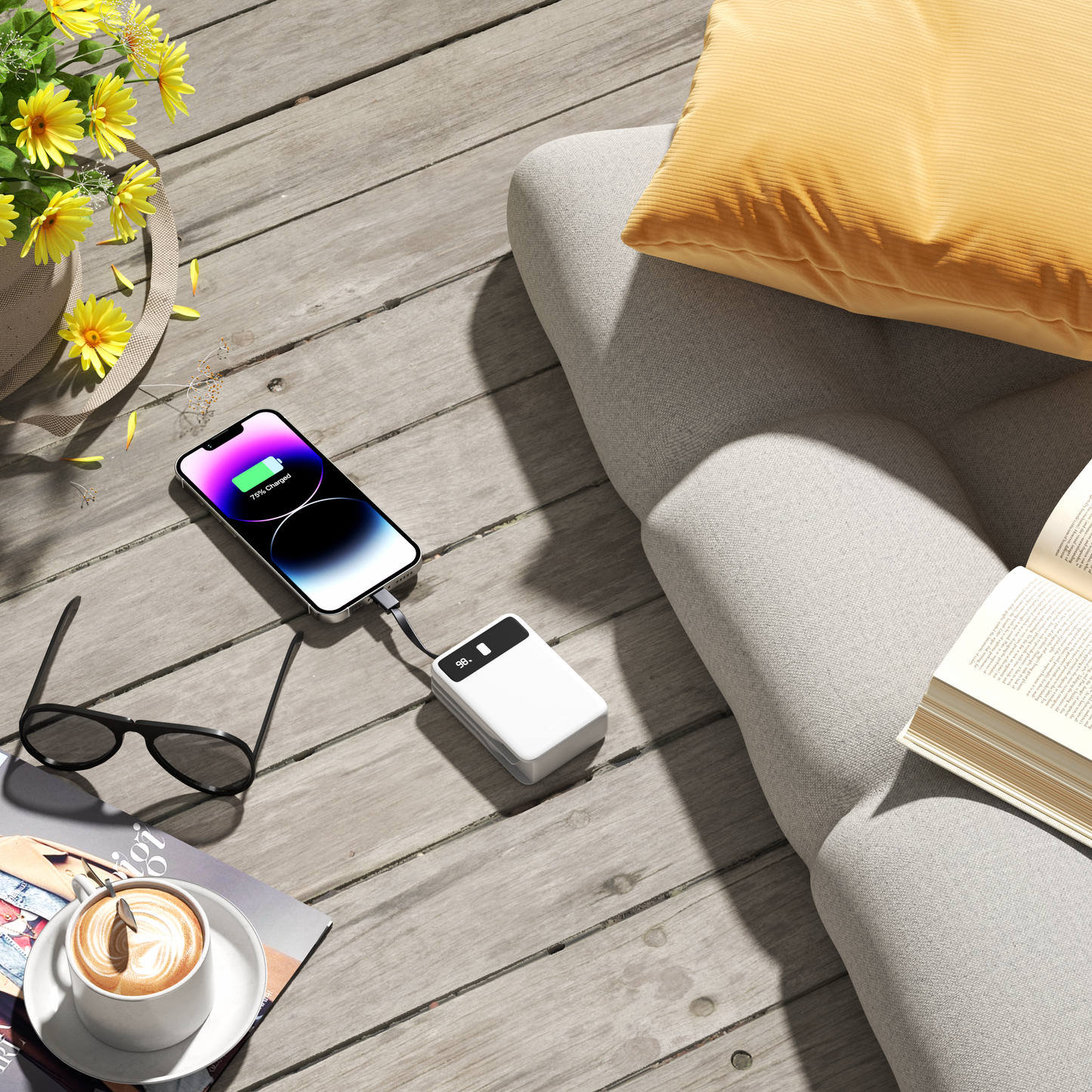 22.5W Fast-charging Portable Power Bank 20000mAh