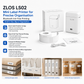 ZLOS LS02 Mini Label Printer For Precise Organisation – Bluetooth Ink-free Printing