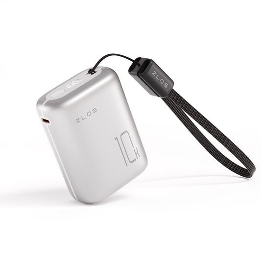 ZLOS MT10 10000mAh Mini Power Bank 22.5W with Lanyard Integrated Cable