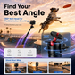 ZLOS PS15 Action Camera Tripod Stand, 1.8m Extendable Tripod with 360° Rotation & 1/4" Screw Mount
