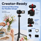 ZLOS PS15 Action Camera Tripod Stand, 1.8m Extendable Tripod with 360° Rotation & 1/4" Screw Mount