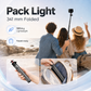 ZLOS PS15 Action Camera Tripod Stand, 1.8m Extendable Tripod with 360° Rotation & 1/4" Screw Mount