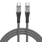 ZLOS ZC03 100W USB-C to USB-C Transparent Braided Cable – 1m
