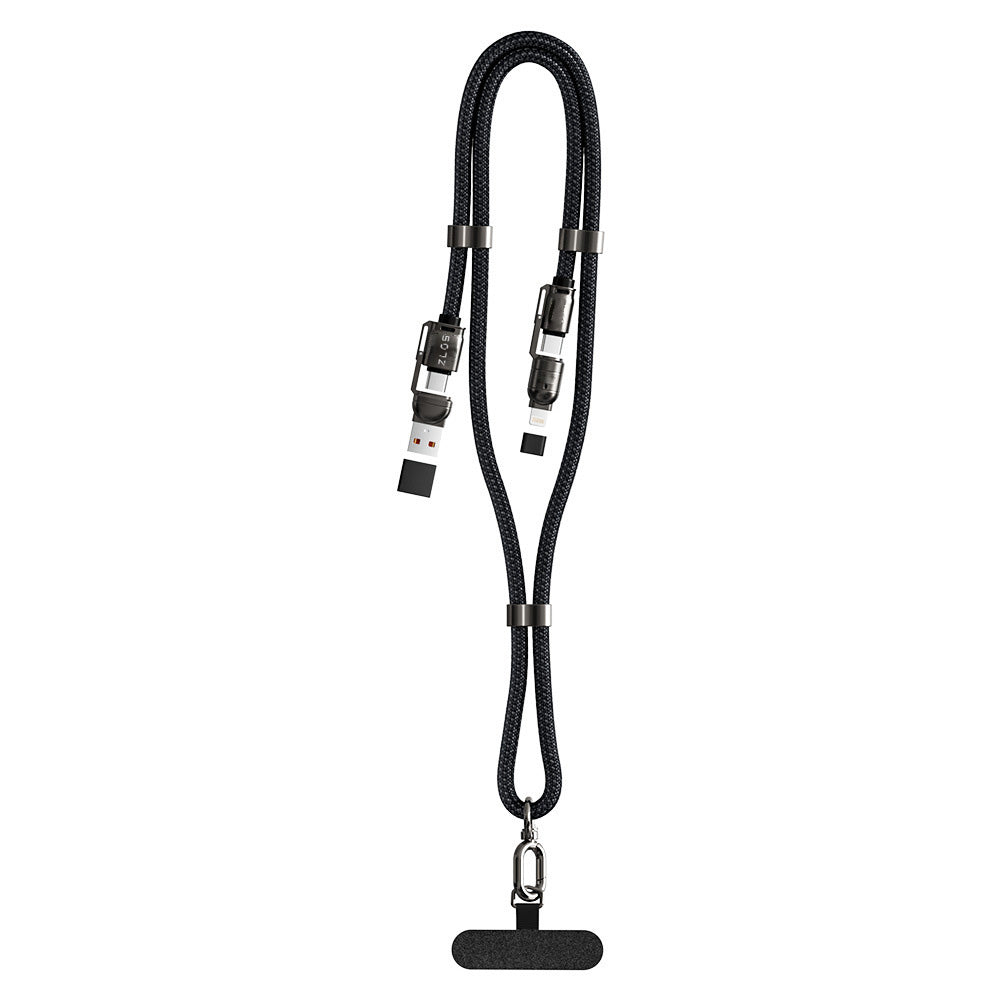 ZLOS ZC17  4-in-1  65W Charging Lanyard Adjustable Strap