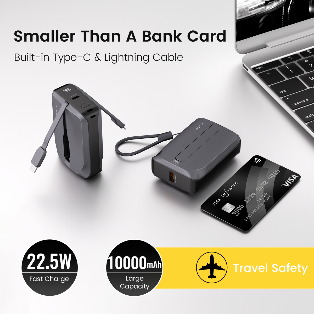 ZLOS TINY10C 10000mAh Portable Power Bank/Mini Power bank – ZLOS - Zero ...